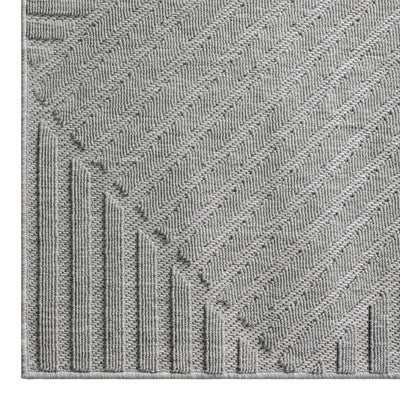 Alpha Outdoor Rug - Light Grey - 240x330