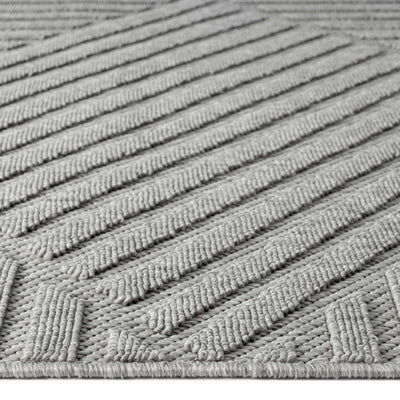 Alpha Outdoor Rug - Light Grey - 300x400 Payday Deals