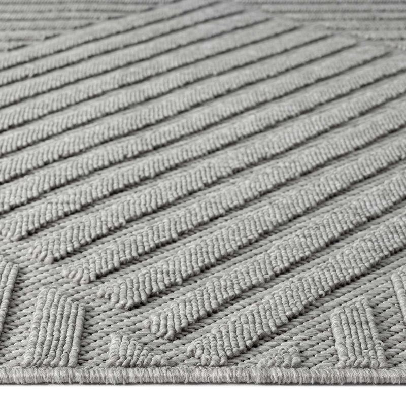 Alpha Outdoor Rug - Light Grey - 300x400 Payday Deals