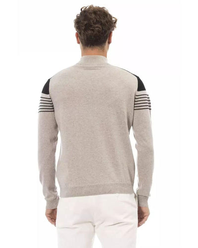 Alpha Studio Men's Beige Viscose Sweater - 48 IT Payday Deals