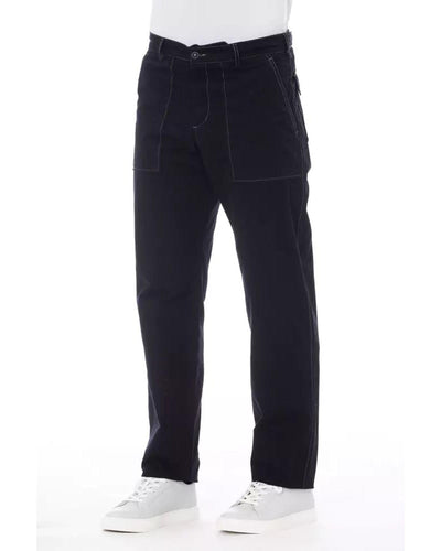 Alpha Studio Men's Blue Cotton Jeans & Pant - W54 US Payday Deals