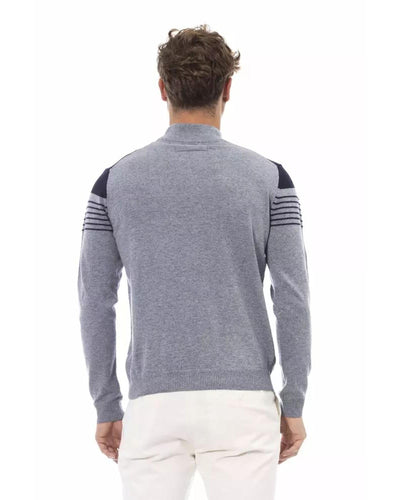 Alpha Studio Men's Light Blue Viscose Sweater - 50 IT Payday Deals