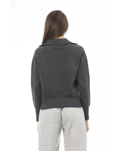 Alpha Studio Women's Green Wool Sweater - 42 IT Payday Deals