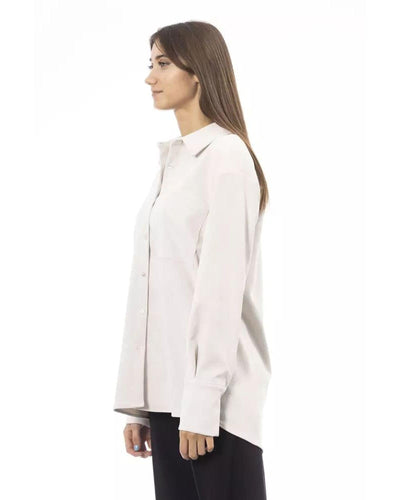 Alpha Studio Women's White Polyester Shirt - 42 IT Payday Deals