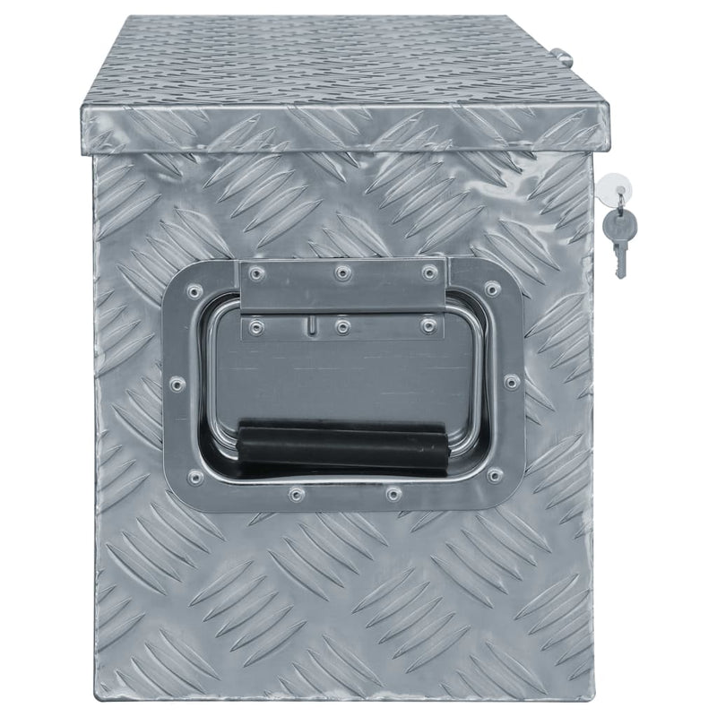 Aluminium Box 61.5x26.5x30 cm Silver Payday Deals