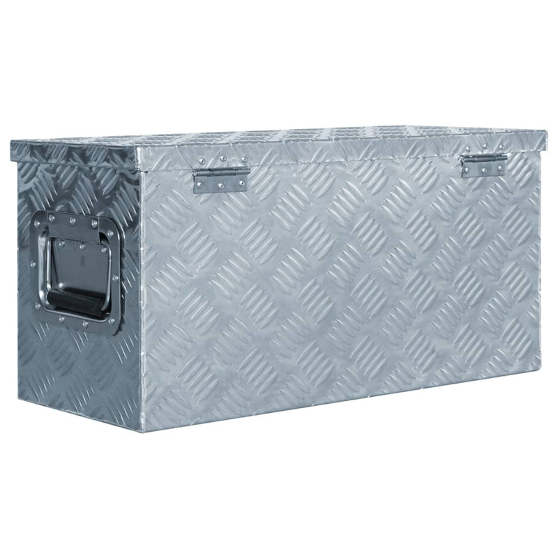 Aluminium Box 61.5x26.5x30 cm Silver Payday Deals