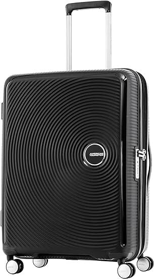American Tourister Curio 2.0 Small 55cm Luggage Suitcase Bag - Black Payday Deals