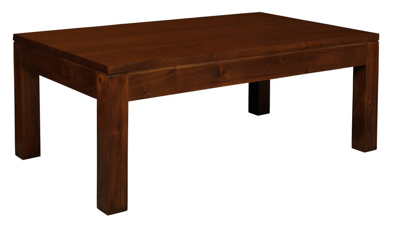 Amsterdam Solid Mahogany Timber Coffee Table (Light Pecan) Payday Deals