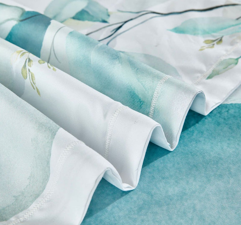 Angelis Leaves Quilt Cover Set - Super King Size Payday Deals