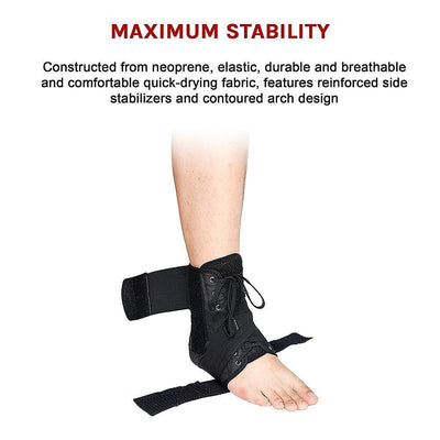 Ankle Brace Stabilizer - Ankle sprain & instability - LARGE Payday Deals