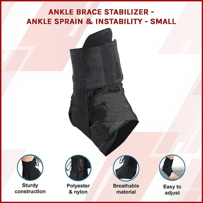 Ankle Brace Stabilizer - Ankle sprain & instability - SMALL Payday Deals