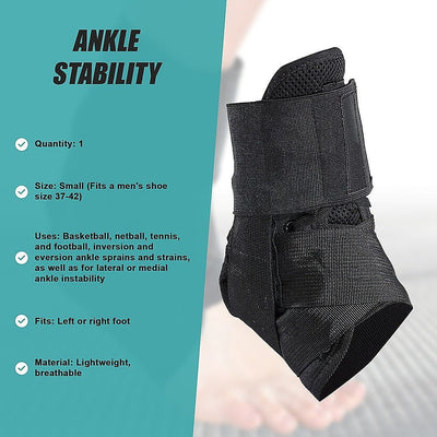 Ankle Brace Stabilizer - Ankle sprain & instability - SMALL Payday Deals