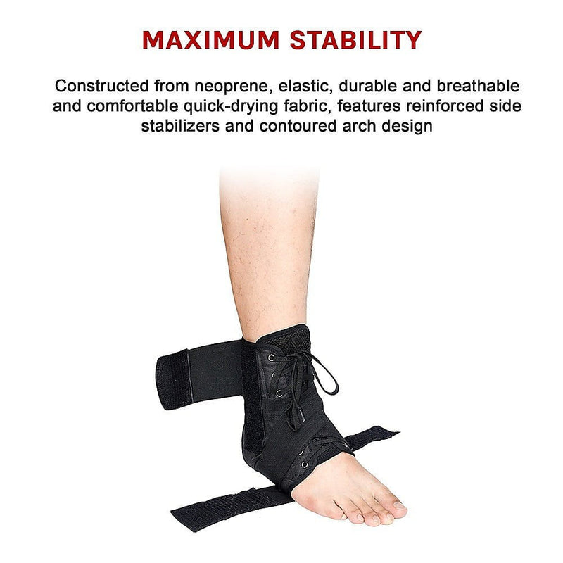 Ankle Brace Stabilizer - Ankle sprain & instability - SMALL Payday Deals