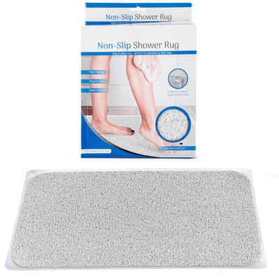 Anti Slip Loofah Shower Rug Non Slip Bathroom Bath Mat Carpet Water Drains Payday Deals