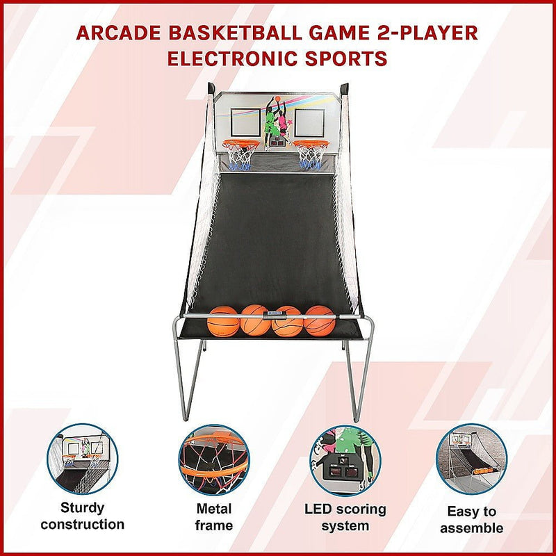 Arcade Basketball Game 2-Player Electronic Sports Payday Deals