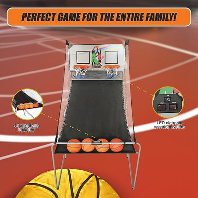 Arcade Basketball Game 2-Player Electronic Sports Payday Deals