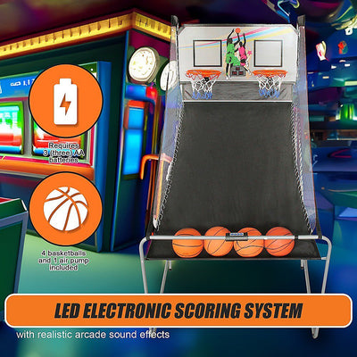 Arcade Basketball Game 2-Player Electronic Sports Payday Deals