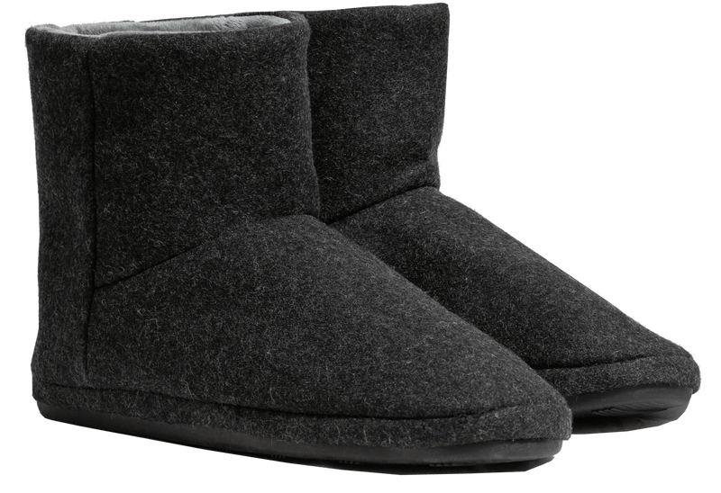 Archline Mens Orthotic Ugg Boots Slippers Snug Arch Support Warm - Black Marle Payday Deals