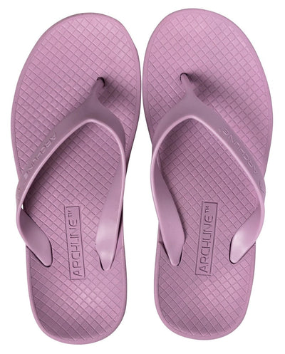 ARCHLINE Orthotic Flip Flops Thongs Arch Support Shoes Footwear - Lilac Purple - EUR 39
