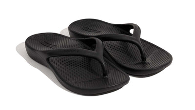 Archline Rebound Orthotic Foam Thongs Arch Support Flip Flops Orthopedic - Black Payday Deals