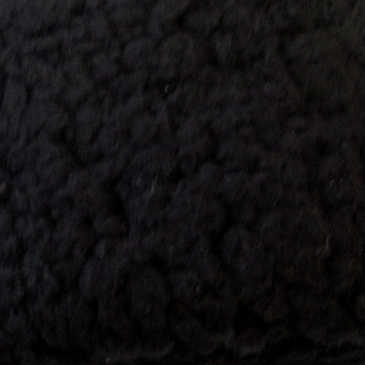 Ardor Lupinia Black Sherpa Fleece Throw Rug 130 x 150cm Payday Deals