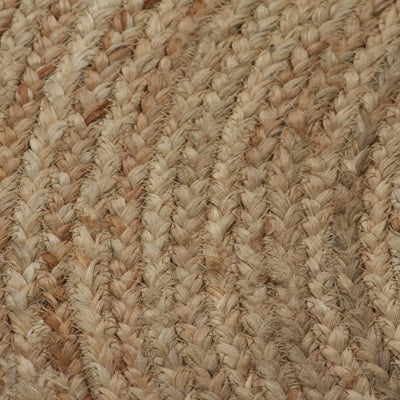 Area Rug Braided Jute 120 cm Round Payday Deals