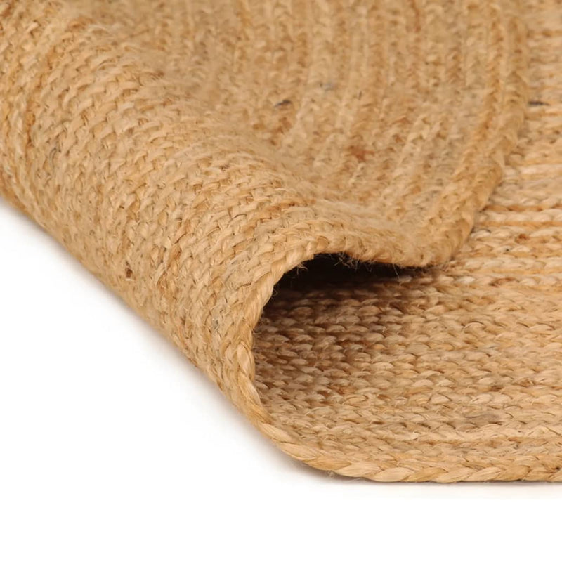 Area Rug Braided Jute 210 cm Round Payday Deals