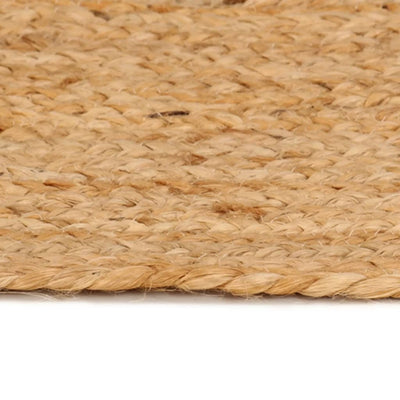 Area Rug Braided Jute 210 cm Round Payday Deals