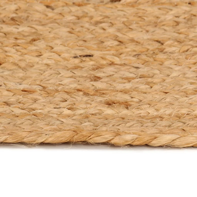 Area Rug Braided Jute 210 cm Round Payday Deals