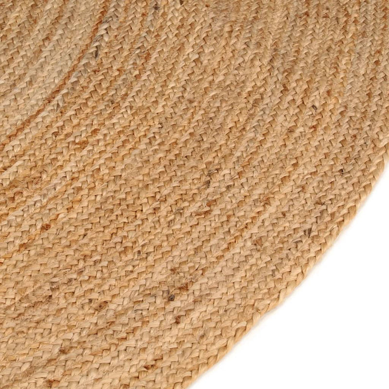 Area Rug Braided Jute 210 cm Round Payday Deals