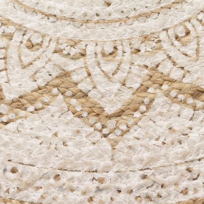 Area Rug Braided Jute Printed 150 cm Round Payday Deals