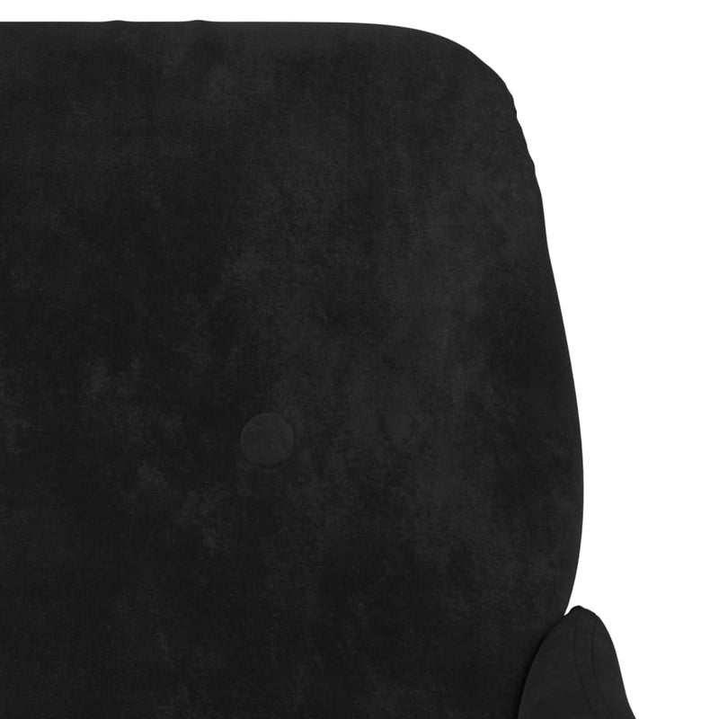 Armchair Black 62x79x79 cm Velvet Payday Deals