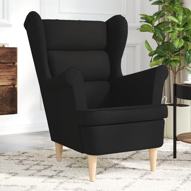 Armchair Black 74x84x100 cm Fabric Payday Deals