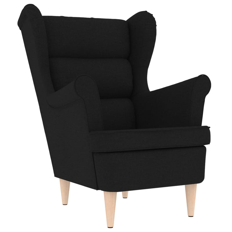 Armchair Black 74x84x100 cm Fabric Payday Deals