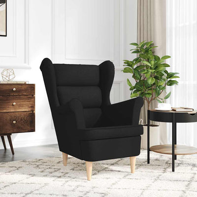 Armchair Black 74x84x100 cm Fabric Payday Deals