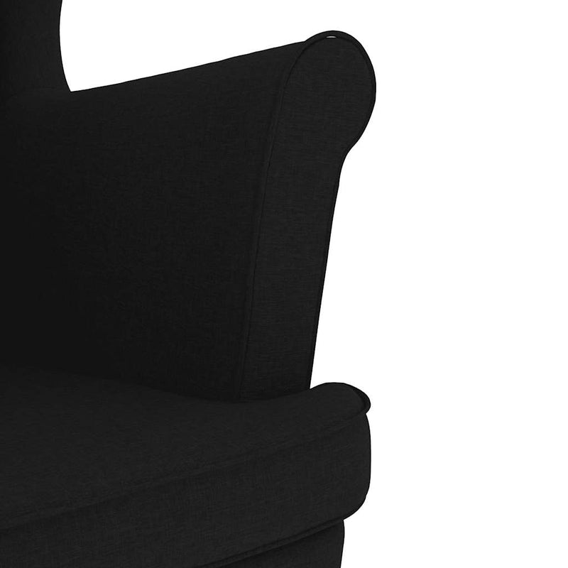 Armchair Black 74x84x100 cm Fabric Payday Deals