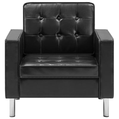 Armchair Black Faux Leather Payday Deals