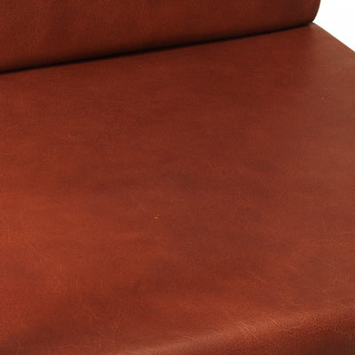 Armchair Brown Real Leather Payday Deals