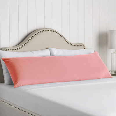 Artex 100% Cotton Body Pillowcase Pink Payday Deals