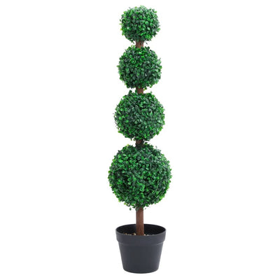 Artificial Boxwood Plant with Pot Ball Shaped Green 90 cm Payday Deals