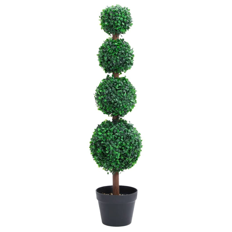 Artificial Boxwood Plant with Pot Ball Shaped Green 90 cm Payday Deals