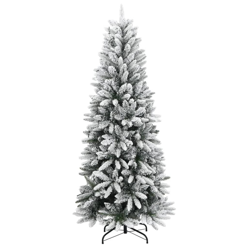 Artificial Christmas Tree 300 LEDs and Flocked Snow 180 cm Payday Deals