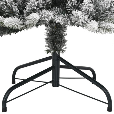 Artificial Christmas Tree 300 LEDs and Flocked Snow 180 cm Payday Deals