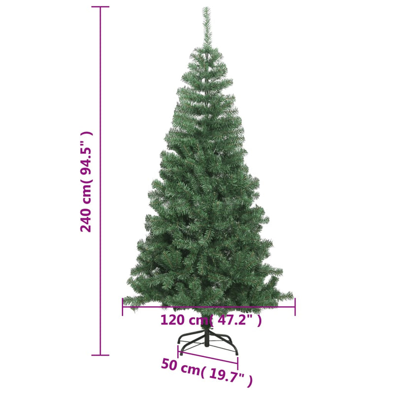 Artificial Christmas Tree L 240 cm Green Payday Deals