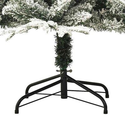 Artificial Christmas Tree LED&Ball Set&Flocked Snow 150 cm PVC&PE Payday Deals