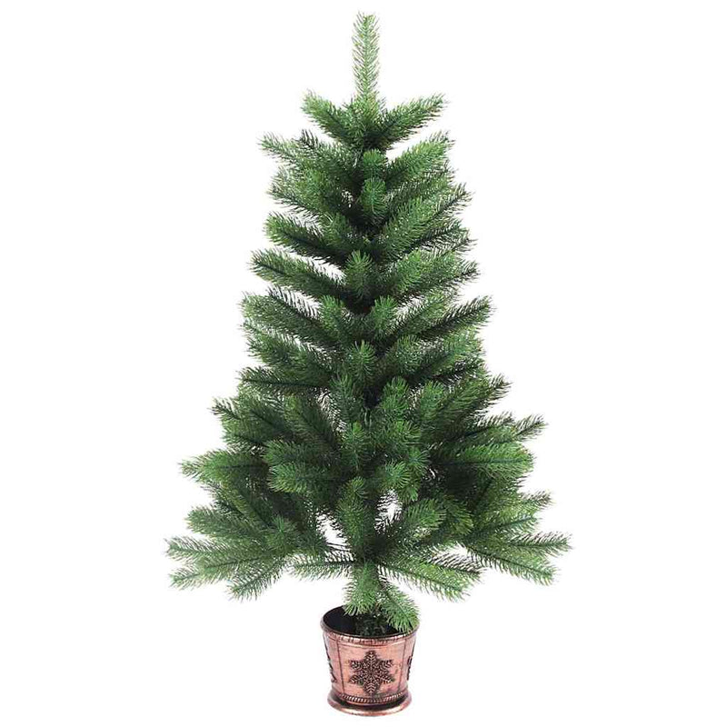 Artificial Christmas Tree Lifelike Needles 90 cm Green Payday Deals