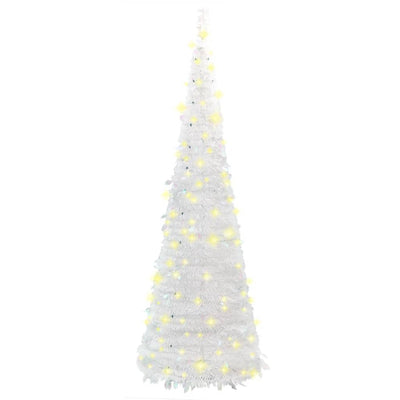 Artificial Christmas Tree Pop-up 150 LEDs White 180 cm Payday Deals