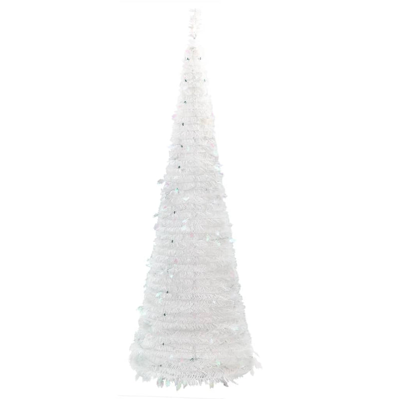 Artificial Christmas Tree Pop-up 150 LEDs White 180 cm Payday Deals