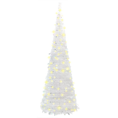 Artificial Christmas Tree Pop-up 50 LEDs White 120 cm Payday Deals