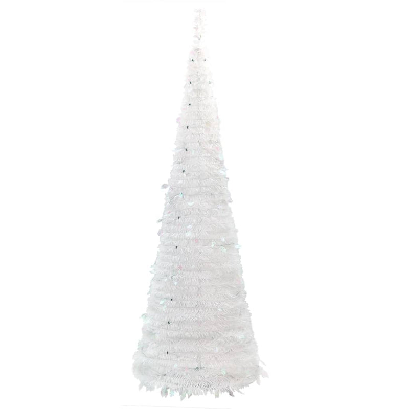 Artificial Christmas Tree Pop-up 50 LEDs White 120 cm Payday Deals